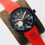 ZF Swiss 324 SC Patek Philippe Aquanaut 5167 Replica Watch Grey Dial Red Rubber